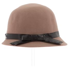 Autre Marque-NON SIGNE / UNSIGNED Hats T.International S Wool-Brown
