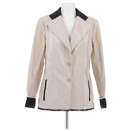 CHANEL Jackets T.FR 44 Polyester Beige