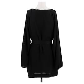 Lanvin-LANVIN Dresses T.FR 46 Wool-Black