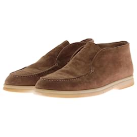 LORO PIANA Zapatos planos T.EU 38 Ante Camello