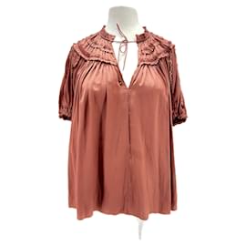 Ulla Johnson-Ulla Johnson  tops T.US 6 Polyester-Pink
