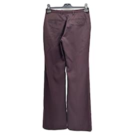 Autre Marque-The Frankie Shop trousers T.International S Viscose-Dark red