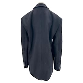 Autre Marque-Loulou studio coats T.International L Wool-Black