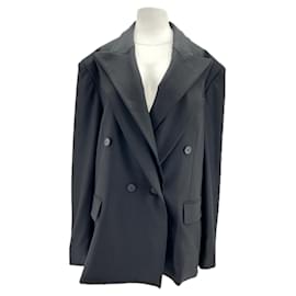 Autre Marque-Non Signé / Unsigned jackets T.International M Wool-Black
