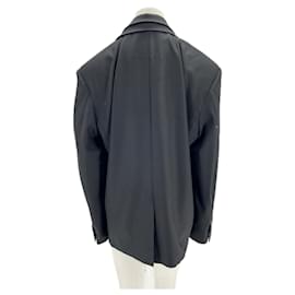 Autre Marque-Non Signé / Unsigned jackets T.International M Wool-Black