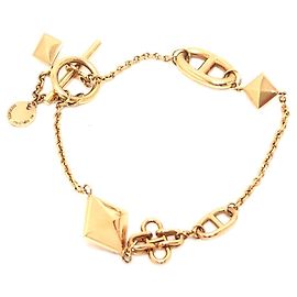 Hermès Bracciale Hermes 750PG Chaine d'Ancre Medor Ronde Multi K18PG D'oro