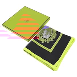Hermès-Hermes Carré 90 Scarf - Les Armes de Paris-Black,Multiple colors