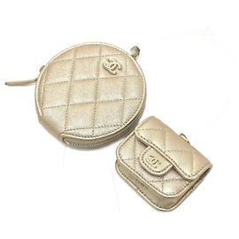 Chanel 2024 Matelassé Coco Mark Charm per Borsa D'oro