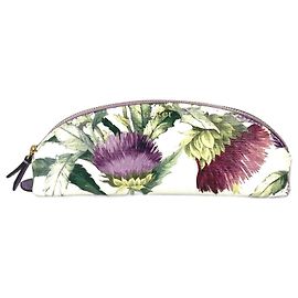 Gucci Tian Flora Print Leather Pen Case Multiple colors Purple
