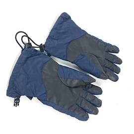 Christian Dior-Christian Dior Men's Navy Snowboard Ski Gloves-White,Navy blue