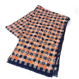Baumwollschal von Louis Vuitton in Blau und Orange Blau Orange