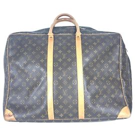 Bolso de viaje Louis Vuitton Monogram Sirius 55 Castaño