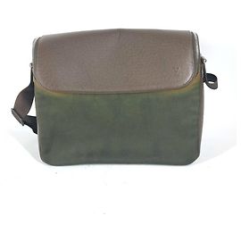 Louis Vuitton Taiga Taimir Messenger Bag Brown