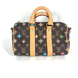 Louis Vuitton Monogram Craggy Keepall Bandouliere 25 Marrom Multicor
