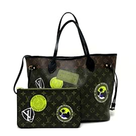 Louis Vuitton-Louis Vuitton World Tour Neverfull MM Tote Bag-Brown