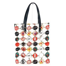 Bolsa tote de nylon e couro multicolorida Burberry Multicor