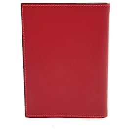 Hermès-Hermes Agenda PM Stationery Notebook Cover-Red