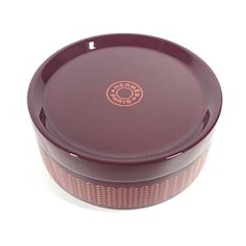 Hermès-HERMES Boudoir PM Lacquer Wood Women's Item-Brown