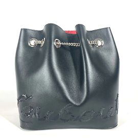 Christian Louboutin MARIE JANE Sequin Backpack Black