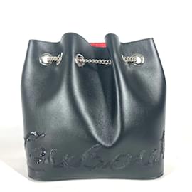 Christian Louboutin-Sac à dos en sequins MARIE JANE de Christian Louboutin-Noir