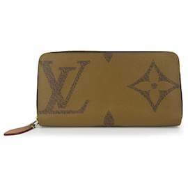 Louis Vuitton-Louis Vuitton Zippy Wallet Monogram Reverse Brown-Brown