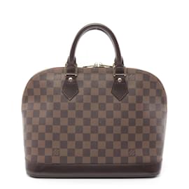 Louis Vuitton-Louis Vuitton Alma Handbag PVC Leather N51131-Brown
