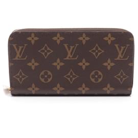 Louis Vuitton-Louis Vuitton Zippy Wallet Monogram Brown M42616-Brown