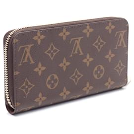 Louis Vuitton-Louis Vuitton Zippy Wallet Monogram Brown M42616-Brown
