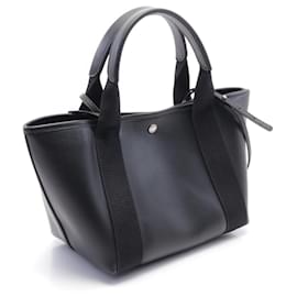 Balenciaga-Balenciaga Biarritz Small Leather Tote Bag-Black