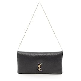 Borsa a spalla in pelle Yves Saint Laurent nera Nero