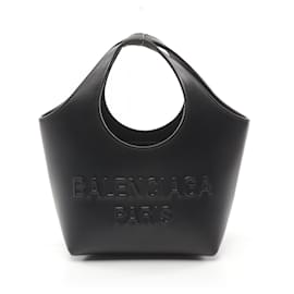 Balenciaga-Balenciaga Mary Kate XS Leather Tote Bag-Black