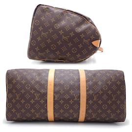 Louis Vuitton-Louis Vuitton Monogram Keepall 50 Travel Bag-Brown
