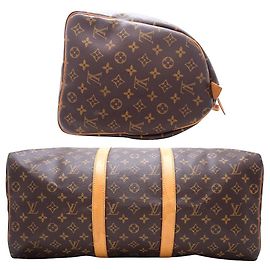 Bolsa de viagem Louis Vuitton Monogram Keepall 50 Marrom