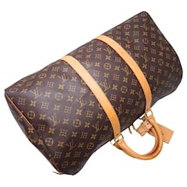 Louis Vuitton-Louis Vuitton Monogram Keepall 50 Travel Bag-Brown