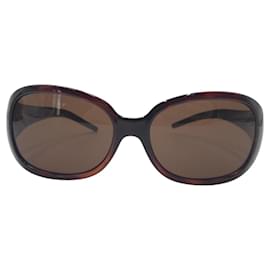 Fendi-Fendi Zucca Plastic Sunglasses FS44238-Brown