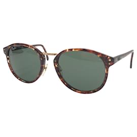 Autre Marque-Ray-Ban Vintage B&L Round Eyeglasses-Brown