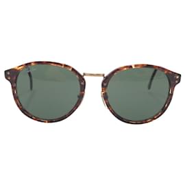Autre Marque-Ray-Ban Vintage B&L Round Eyeglasses-Brown