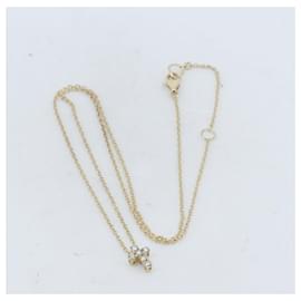 Autre Marque-Ponte Vecchio Diamond Cross Necklace K18YG-Golden