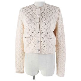 Chanel Baumwoll-Polyamid-Cardigan P75071 Orange
