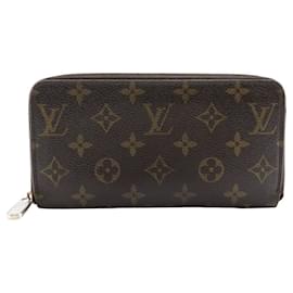 Louis Vuitton-Louis Vuitton Monogram Zippy Wallet-Brown