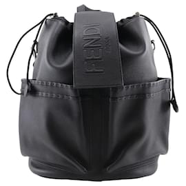 Fendi-Fendi Strike Backpack 3WAY 7VZ070 Black-Black