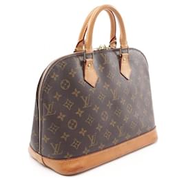 Louis Vuitton-Louis Vuitton Alma PM Handbag Monogram Brown-Brown