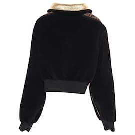 Fendi-Fendi Shearling Jacket Black/Gold-Other