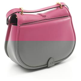 Fendi-Fendi Small Leather Shoulder Bag Pink-Pink