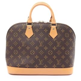 Louis Vuitton-Louis Vuitton Alma PM Handbag Monogram Brown-Brown