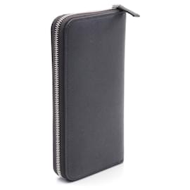 Prada-Prada Saffiano Leather Long Wallet Black-Black