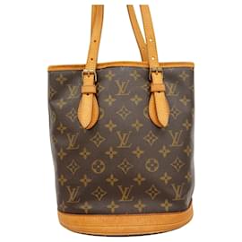 Louis Vuitton-Louis Vuitton Bucket PM-Brown