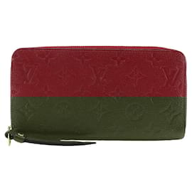 Louis Vuitton-Louis Vuitton Monogram Zippy Wallet-Red