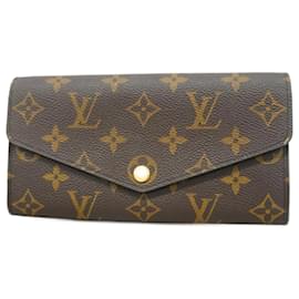 Louis Vuitton-Louis Vuitton Long Wallet Monogram Portefeuille Sarah M60531-Brown