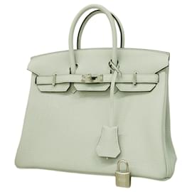 Hermès-Hermes Birkin 25 Togo Handbag in Greenev W-Other